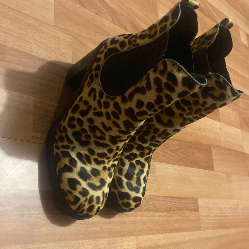 Cheetah booties